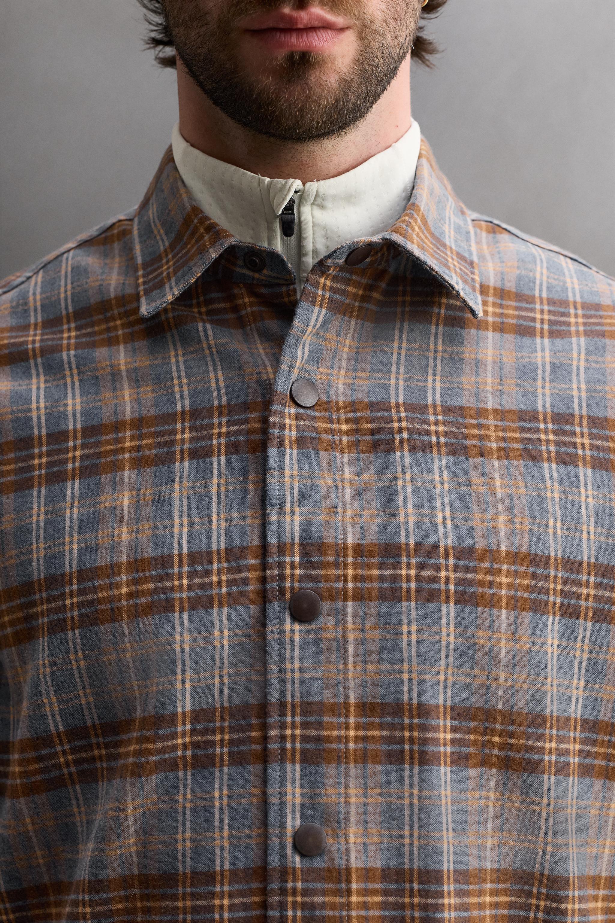 LYOCELL - WOOL PLAID SHIRT